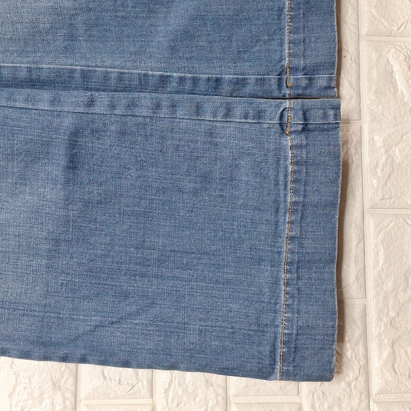 ROUTE 66 Wide Leg Sailor Jeans with Wide Hem - Picture 3 of 9